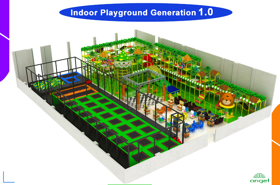BJ-B1901 - Indoor Family Entertainment Center G3.0 - Indoor Playgrounds | Bluejayset Playground Heaven
