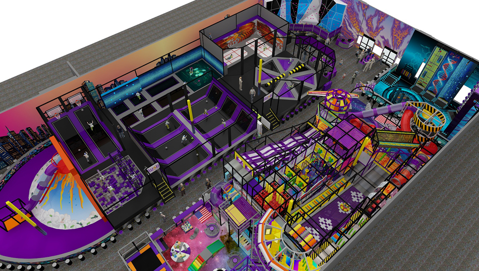 BJ-B1901 - Indoor Family Entertainment Center G3.0 - Indoor Playgrounds | Bluejayset Playground Heaven