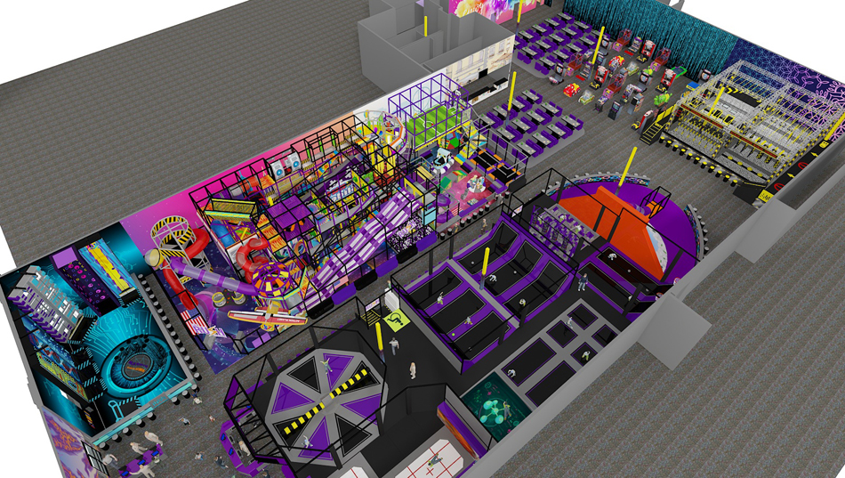 BJ-B1901 - Indoor Family Entertainment Center G3.0 - Indoor Playgrounds | Bluejayset Playground Heaven