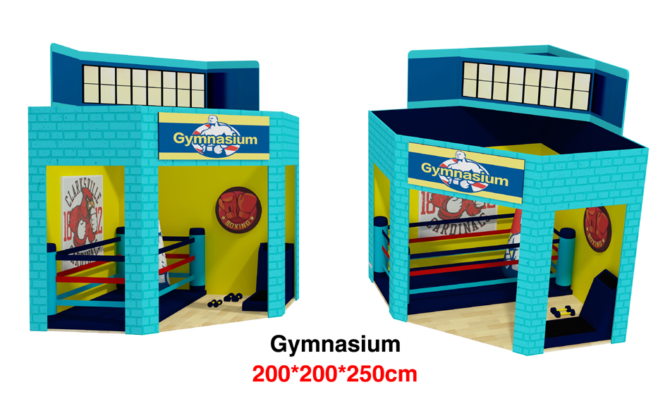 BJ-B1802 - Kids Pretend City Playground - Indoor Play Centers | Bluejayset Playground Heaven