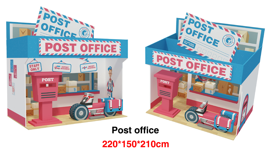 BJ-B1802 - Kids Pretend City Playground - Indoor Play Centers | Bluejayset Playground Heaven