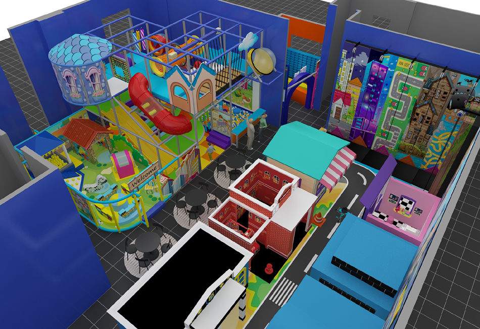 BJ-B1801 - Kids role play games - Indoor Playgrounds | Bluejayset Playground Heaven