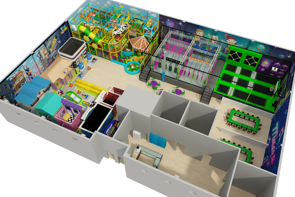 BJ-B1801 - Kids role play games - Indoor Playgrounds | Bluejayset Playground Heaven