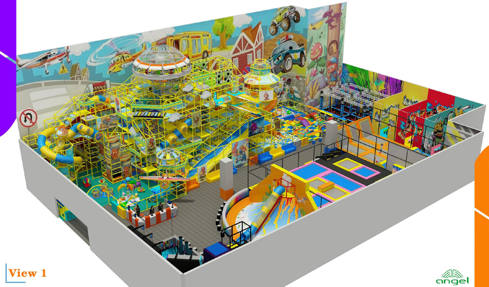 BJ-B1615 - playgrounds for sale - Indoor Playgrounds | Bluejayset Playground Heaven