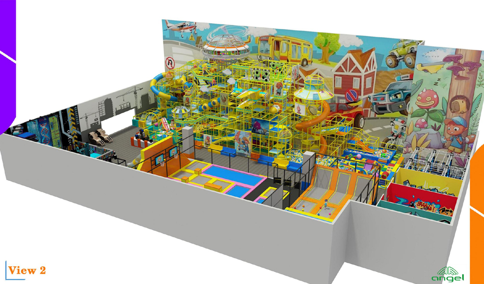 BJ-B1615 - playgrounds for sale - Indoor Playgrounds | Bluejayset Playground Heaven