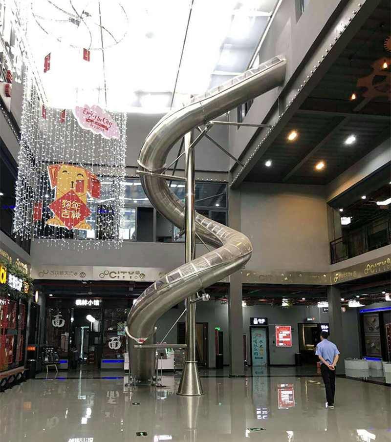 BJ-NS08 - 304 Stainless Steel Slide - Outdoor Playgrounds | Bluejayset Playground Heaven