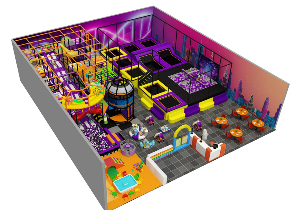 BJ-B1640 - Indoors playground - Indoor Playgrounds | Bluejayset Playground Heaven