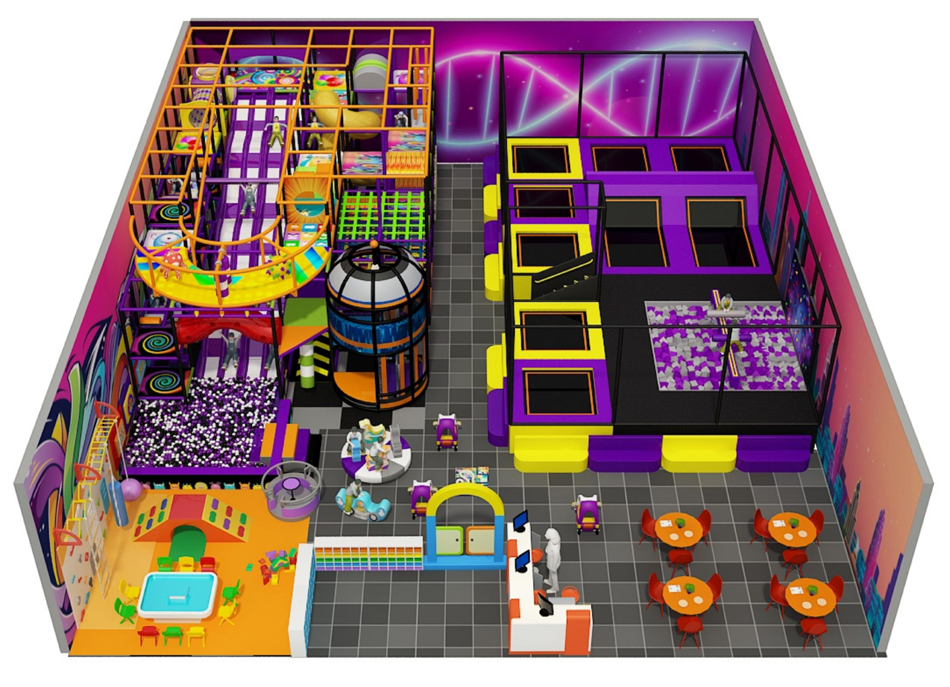 BJ-B1640 - Indoors playground - Indoor Playgrounds | Bluejayset Playground Heaven