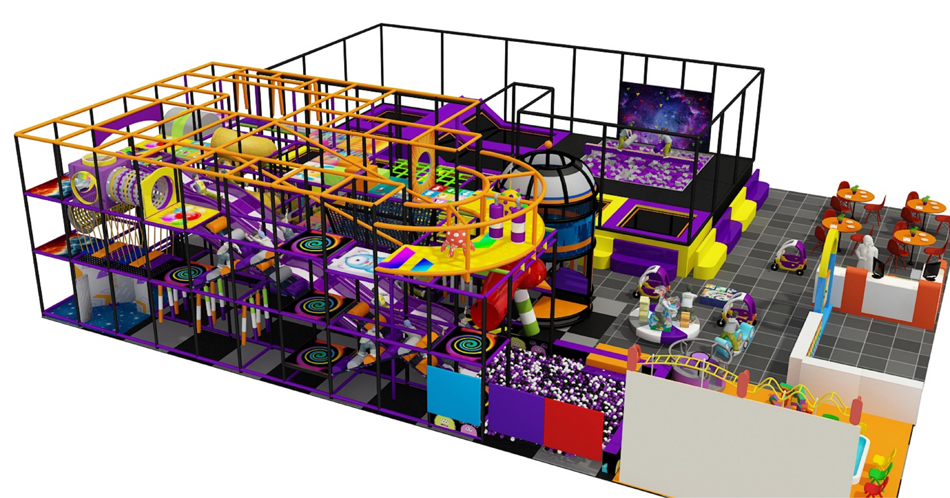 BJ-B1640 - Indoors playground - Indoor Playgrounds | Bluejayset Playground Heaven