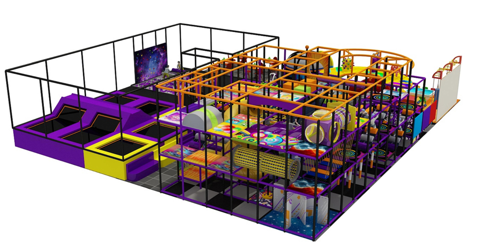 BJ-B1640 - Indoors playground - Indoor Playgrounds | Bluejayset Playground Heaven