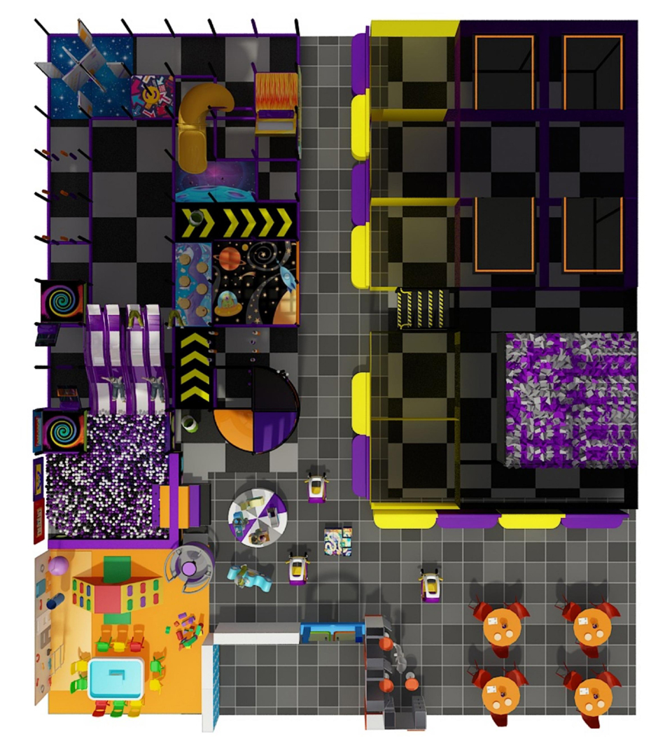 BJ-B1640 - Indoors playground - Indoor Playgrounds | Bluejayset Playground Heaven