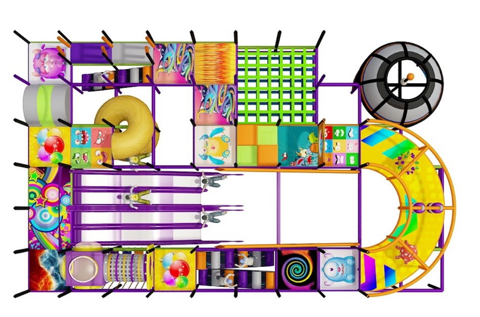 BJ-B1640 - Indoors playground - Indoor Playgrounds | Bluejayset Playground Heaven