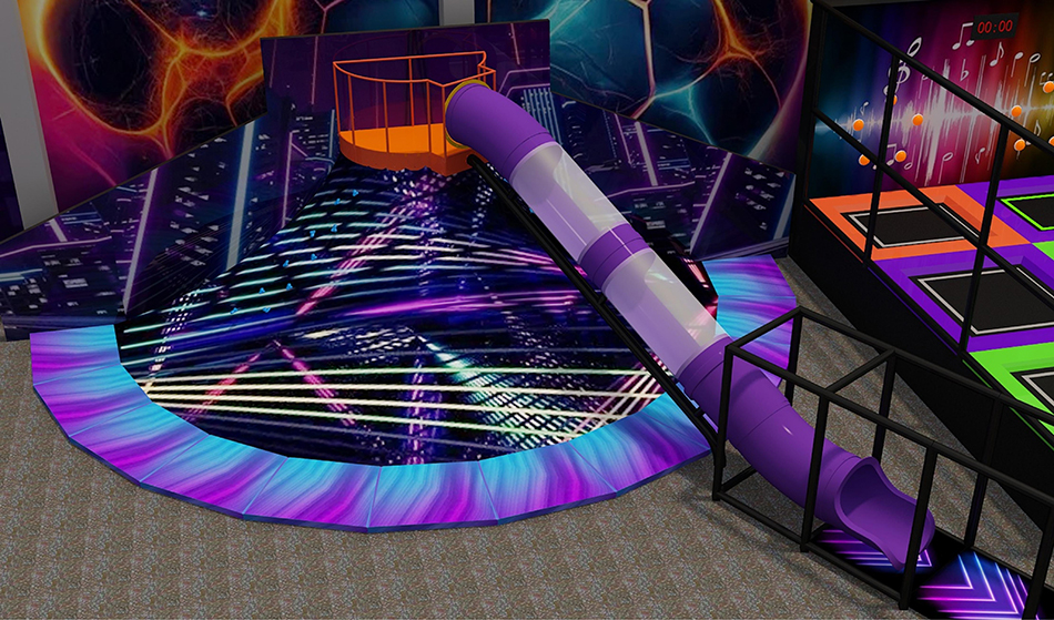 BJ-B1612 - New Neon Indoor play center - Indoor Playgrounds | Bluejayset Playground Heaven