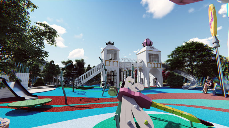 BJ-NS01 - Park Playground Equipment - Outdoor Playgrounds | Bluejayset Playground Heaven