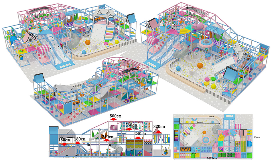 BJ-B1614 - Playland indoor playground - Indoor Playgrounds | Bluejayset Playground Heaven