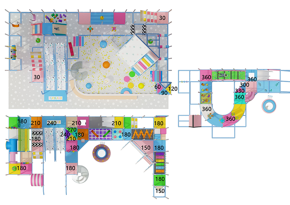 BJ-B1614 - Playland indoor playground - Indoor Playgrounds | Bluejayset Playground Heaven