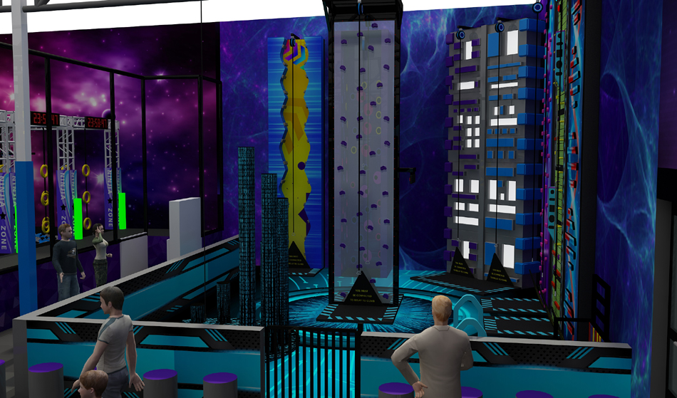 BJ-JA016 - build indoor playground - Trampoline Park | Bluejayset Playground Heaven