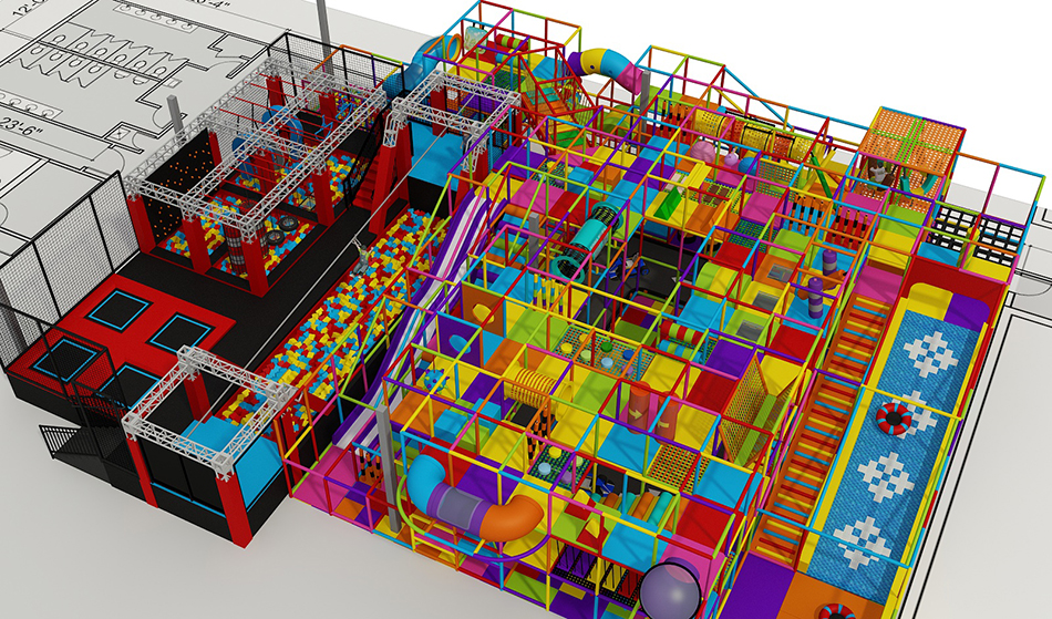 BJ-B1613 - indoor play places - Indoor Playgrounds | Bluejayset Playground Heaven