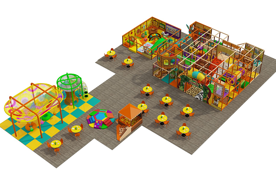BJ-B1618 - indoor playground scarborough - Indoor Playgrounds | Bluejayset Playground Heaven