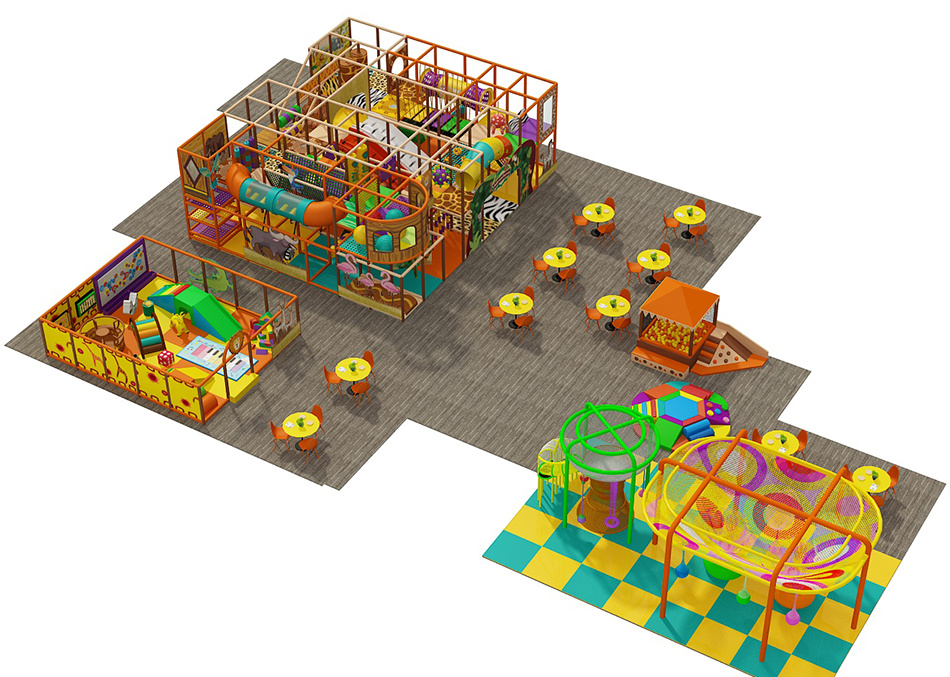 BJ-B1618 - indoor playground scarborough - Indoor Playgrounds | Bluejayset Playground Heaven