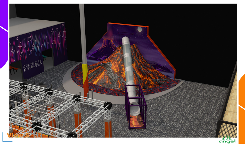 BJ-JB036 - trampoline dodgeballÂ - Trampoline Park | Bluejayset Playground Heaven