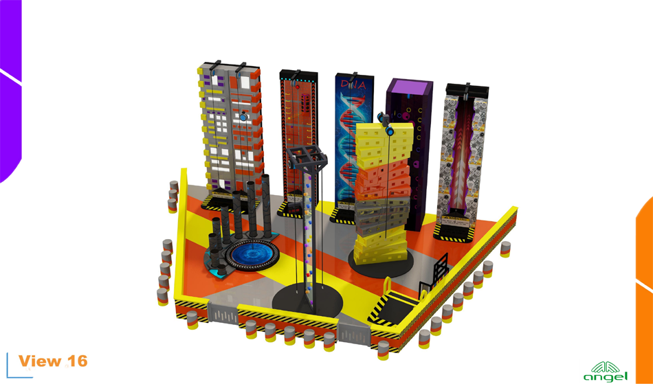 BJ-JB036 - trampoline dodgeballÂ - Trampoline Park | Bluejayset Playground Heaven