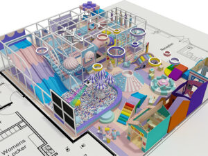 Natural color indoor playground