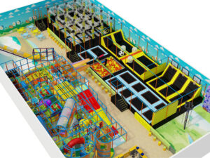 Inside playground equipment