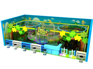 Rainbow net playground