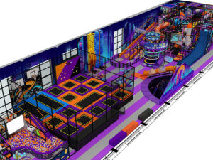 New larger indoor play center price