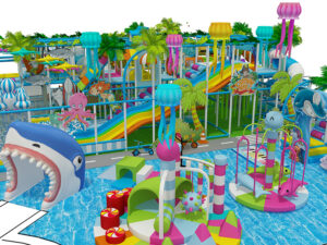 Ocean theme indoor playground equipment
