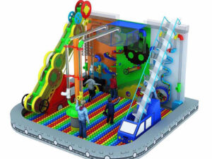 Wall game for toddler playground