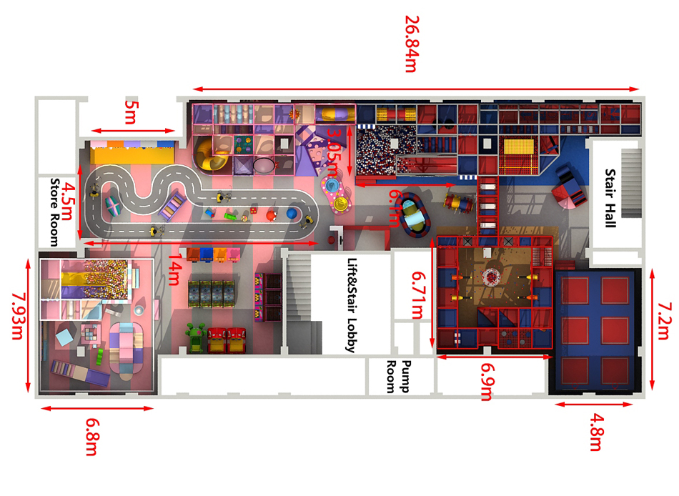 custom soft play structure bj-9036 customizable avenger children indoor playground for indoor play centers view 2 | Bluejayset