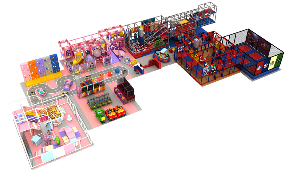 custom soft play structure bj-9036 customizable avenger children indoor playground for indoor play centers view 3 | Bluejayset