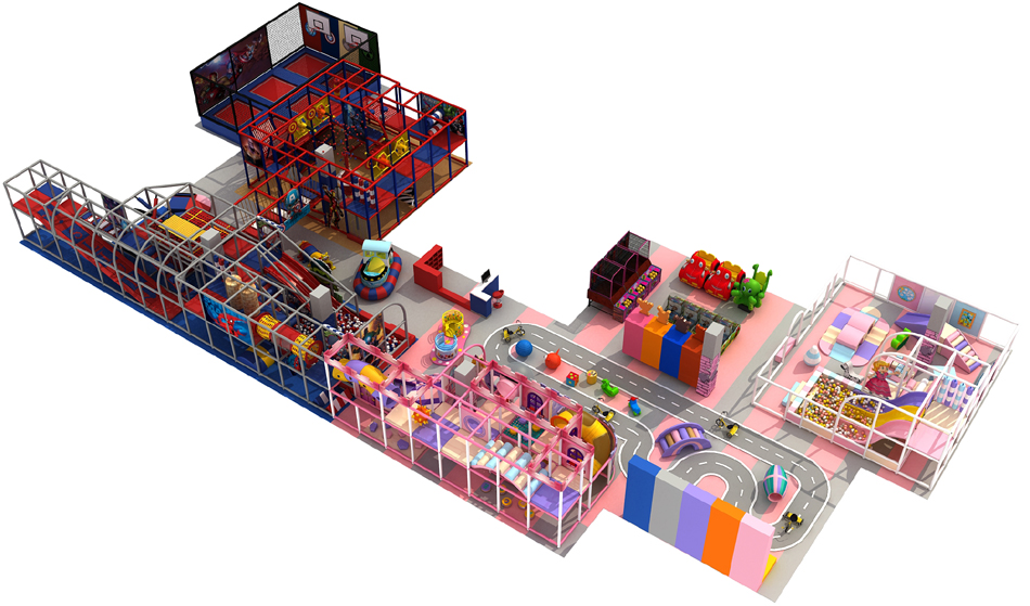 custom soft play structure bj-9036 customizable avenger children indoor playground for indoor play centers view 4 | Bluejayset