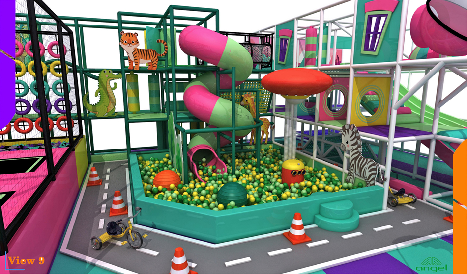 custom soft play structure bj-9016 customizable baby indoor playground for indoor play centers view 4 | Bluejayset