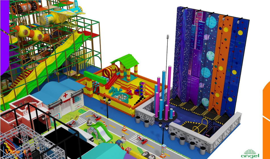 custom soft play structure bj-9028 customizable baby jungle gym for indoor play centers view 3 | Bluejayset