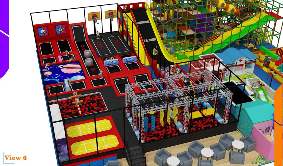 custom soft play structure bj-9028 customizable baby jungle gym for indoor play centers view 5 | Bluejayset