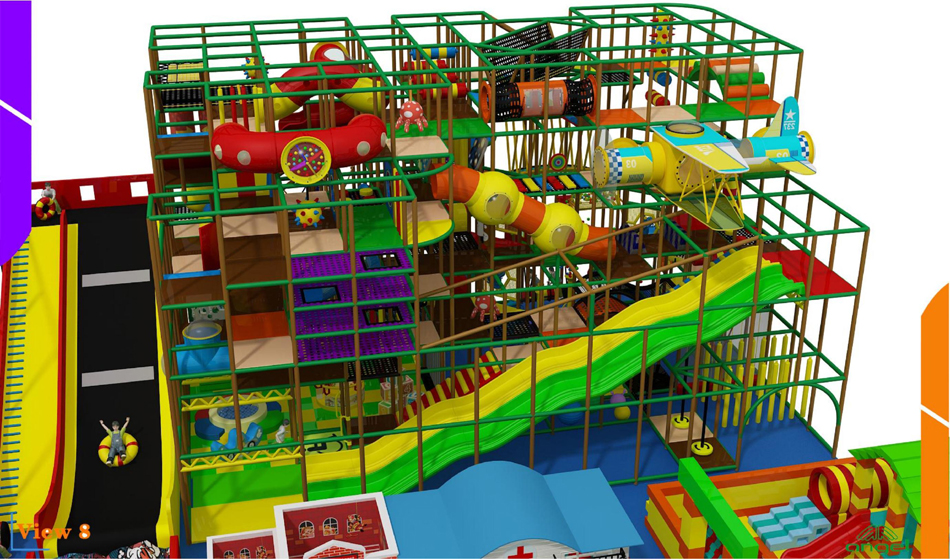 custom soft play structure bj-9028 customizable baby jungle gym for indoor play centers view 7 | Bluejayset
