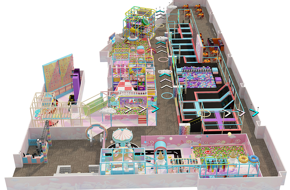 custom soft play structure bj-9057 customizable commercial indoor play area for indoor play centers view 3 | Bluejayset