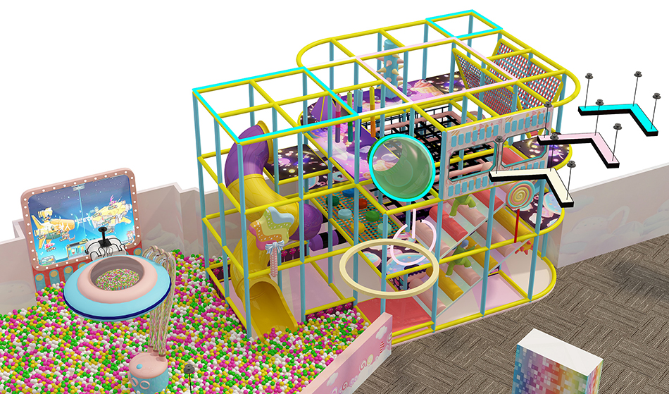 custom soft play structure bj-9057 customizable commercial indoor play area for indoor play centers view 7 | Bluejayset