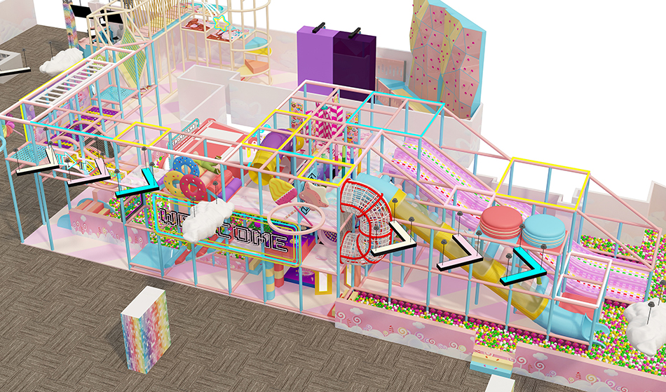 custom soft play structure bj-9057 customizable commercial indoor play area for indoor play centers view 8 | Bluejayset