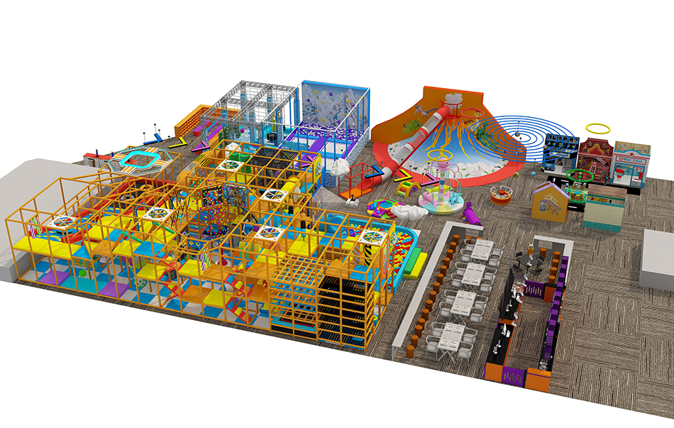 custom soft play structure bj-9053 customizable commercial indoor playground for indoor play centers | Bluejayset