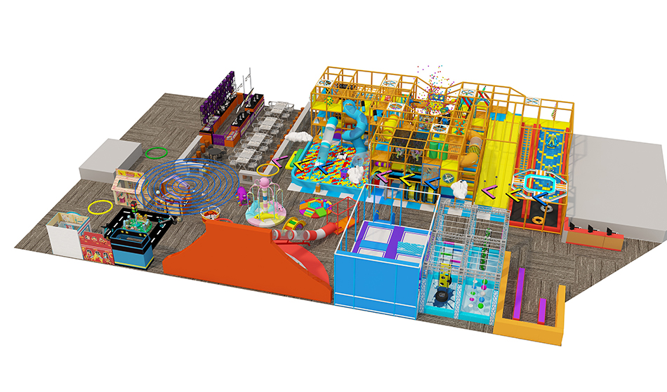 custom soft play structure bj-9053 customizable commercial indoor playground for indoor play centers view 2 | Bluejayset