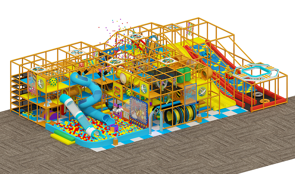 custom soft play structure bj-9053 customizable commercial indoor playground for indoor play centers view 7 | Bluejayset