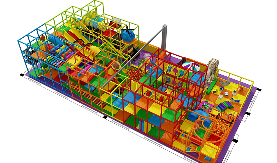 custom soft play structure bj-9052 customizable commercial indoor playground for sale for indoor play centers view 3 | Bluejayset