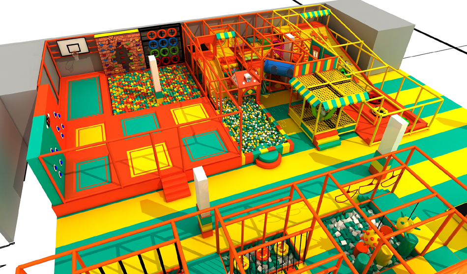 custom soft play structure bj-9035 customizable commercial playground manufacture for indoor play centers view 3 | Bluejayset