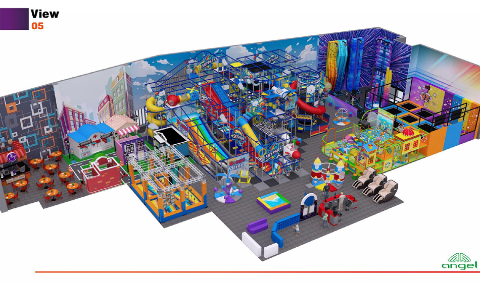 custom soft play structure bj-9009 customizable family entertainment center for indoor play centers view 4 | Bluejayset