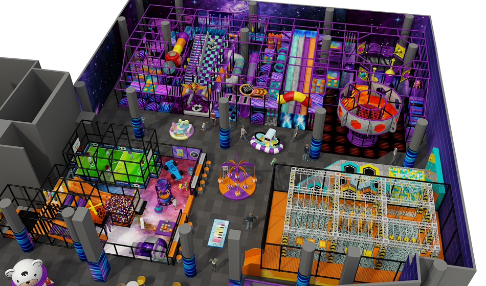 custom soft play structure bj-9011 customizable fun indoor playground for indoor play centers view 4 | Bluejayset