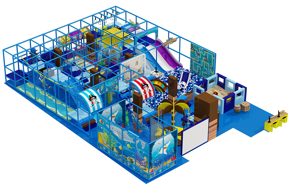 custom soft play structure bj-9080 customizable indoor adventure play for indoor play centers view 3 | Bluejayset